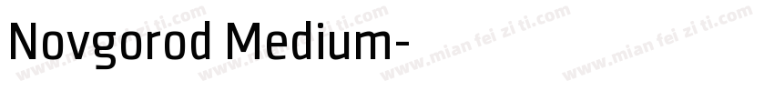 Novgorod Medium字体转换